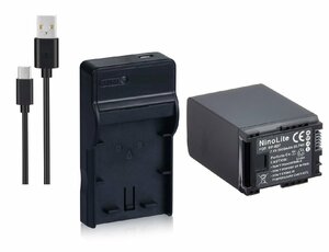 セットDC26 対応USB充電器 と Canon キヤノン BP-827 互換バッテリー