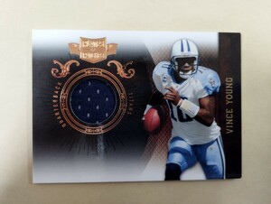 VINCE YOUNG 2010 NFL panini PLATES & PATCHES JERSEY 84/299 TITANS ジャージ カード テネシー タイタンズ