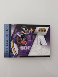 PERCY HARVIN 2010 NFL PANINI GRIDIRON GEAR PRIME PATCH 48/50 VIKINGS パッチ カード バイキングス