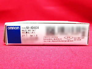 未開封品 OMRON オムロン NX-AD4604 アナログ入力ユニット 管理5B0901HQ-YP4