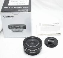 【新品級の超美品・付属品完備】Canon キヤノン EF-S 24mm F2.8 STM