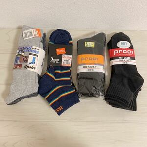 KY39] unused goods for man socks 4 set summarize L size socks men's socks 
