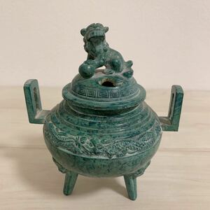 KY41】香炉　香道具 獅子 香 骨董品 