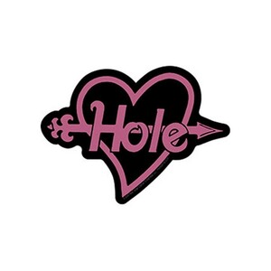 Hole sticker hole Arrow Heart