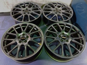 BBS プリウス PCD100 スバル【RE5005】ハチロク 86 カローラ ウイッシュ インプレッサ レガシィ VW ゴルフ アウディ 中古キズ多 4本 RE