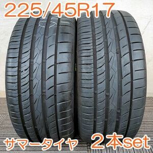 【個人宅配送可能】 CONTINENTAL 225/45R17 91V CONTI MAX CONTACT MC5 コンチネンタル マックスコンタクト 夏タイヤ タイヤ 2本 YA503