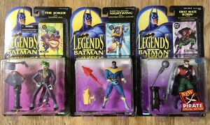 DC Kenner BATMAN Figure レジェンド オブ バットマン ジョーカー ナイトウイング ロビン ビンテージ フィギュア アメコミ 海外トイ 1994