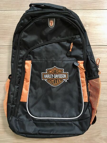 Harley-Davidson Backpack ハーレーダビッドソン バックパック リュックサック デイバッグ 鞄 ユーズド 畳んで発送します