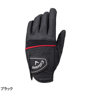  ◆送料無料 23㎝ ブラック キャロウェイ Callaway ウォーバード ゴルフグローブ Warbird Glove 左手 柔らかい合成皮革　箱無し