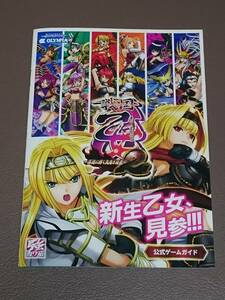 戦国乙女　深淵に輝く気高き将星　パチスロ　ガイドブック　小冊子　遊技カタログ　美少女アニメ　新品　未使用　非売品　希少品　入手困難