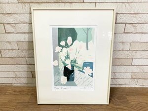 Art hand Auction Tossiside 絵画 花 はな 58/100 Fragrance 額縁 花瓶 インテリア 雑貨 アート 飾り 額寸40.5cm×52.5cm, 美術品, 絵画, その他