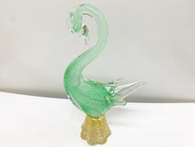 Murano ムラーノ ガラス ベネチア 白鳥 トリ 鳥 オブジェ 雑貨 置物 インテリア クリスタル_画像2