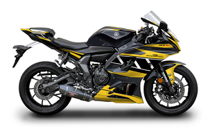 【エムディーエフ オフィシャル】MDF グラフィックキット ヤマハ YAMAHA YZF-R7 ストロボ パンプキンイエロー２