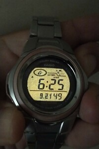 カシオ CASIO MSG-900D Baby-G G-ms 電波ソーラー 充電池交換済み TOUGH SOLAR WAVE CEPTOR 純正ブレス仕様 美品