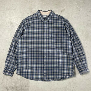 Columbia コロンビア 長袖 チェックシャツ メンズ2XL