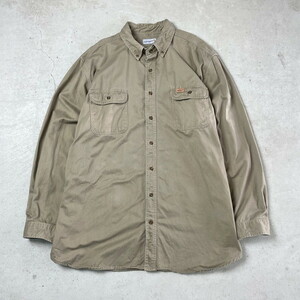 Carhartt カーハート 長袖 コットンツイルシャツ ワークシャツ メンズ2XL