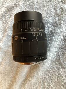 YU-1859　SIGMA シグマ ZOOM 28-80mm 1:3.5-5.6 MACRO AF Lens ASPHERICAL Φ55 FOR CANON キャノン用 レンズ　MME　ヤ/60