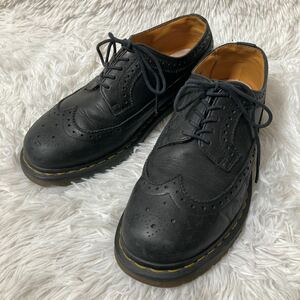 Dr. Martens ドクターマーチン ブローグシューズ ウィングチップ 革靴 US8 UK7 41サイズ 26cm相当 メンズ ブラック