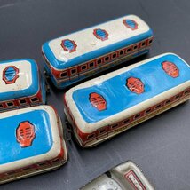 G0831　 昭和レトロ ブリキ 機関車 電車 トイ 玩具 NEW YORK CENTRAL 5点セット　おまとめ_画像5