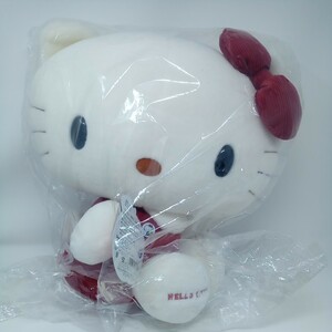  редкость Sanrio 30 годовщина оригинал большой 1/1 Hello Kitty мягкая игрушка клубника газета заказ товар Classic кукла эмблема ширина сиденье .