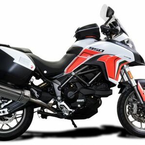 DELKEVIC スリップオンステンレストライオーバルマフラー★DUCATI MULTISTRADA 950 触媒ストレート 2017-2018 320mm KIT12HUの画像3