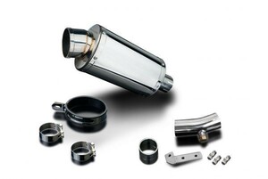 DELKEVIC スリップオンステンレスオーバルマフラー★KAWASAKI ER6F / EX650C / NINJA 650 2009-2011 225mm KIT25BF