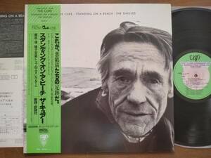 [ obi LP] The *kyua-(35159-25VAP1986 год стикер есть первый раз Stan DIN g on a пляж THE CURE/STANDING ON A BEACH/STICKER/OBI)