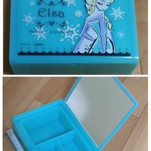 【ディズニー】エルサ 鏡 小物入 アナ雪