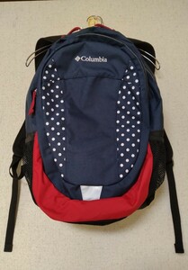 Columbia　リュック　バックパック　MCCURDY BRUSH　 25L 　SPNAVY　ユニセックス　新品　未使用　タグ付き　軽量　ドット　水玉　