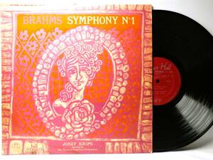 LP M-2268 ヨーゼフ・クリップス　ブラームス　交響曲　第１番　ウィーン音楽祭管弦楽団 【8商品以上同梱で送料無料】