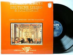 LP 9502 062 ディートリヒ・クノーテ ハインリヒ・シュッツ DEUTSCHE LIEDER & MADRIGALE 【8商品以上同梱で送料無料】