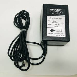 ★送料無料★匿名配送★SHARP 純正 ACアダプター EA-23E DC8.5V 350mA