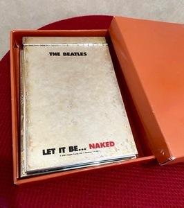 (未使用)公式 THE BEATLES★ビートルズ LET IT BE... NAKED 2003 Apple Corps Ltd.／総ミラー仕上げ・メモ帳 ホルダー、重量感、鏡仕様。