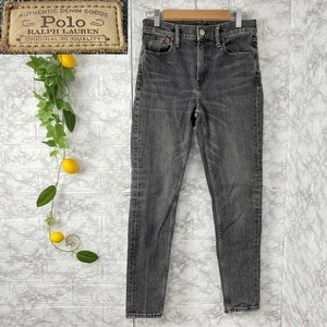 POLO RALPH LAUREN Polo Ralph Lauren lady's 27R S Denim pants skinny jeans black 