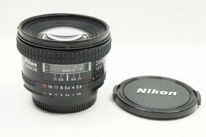 【アルプスカメラ】Nikon ニコン AF NIKKOR 20mm F2.8 単焦点レンズ 230901a