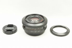 【アルプスカメラ】良品 VOIGTLANDER フォクトレンダー ULTRON 40mm F2 SL II Aspherical Canon キヤノン EFマウント MF フード付 230916ai