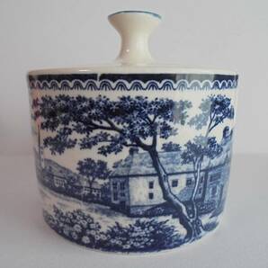 アンティーク 昭和レトロ シュガーポット 陶器 未使用 保管品の画像3