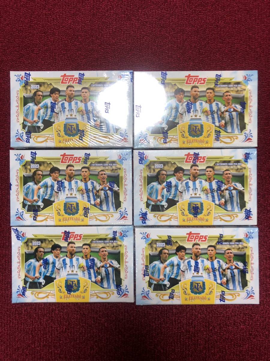 【新品未開封6box】SOCCER 2023 TOPPS TEAM SET