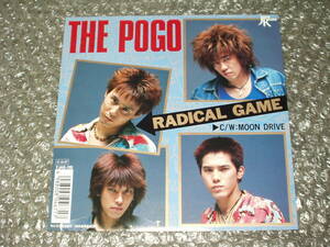 ７”★THE POGO/ザ・ポゴ「RADICAL GAME c/w MOON DRIVE」1989年発売メジャー盤～KENZI & THE TRIPS/LAUGHIN' NOSE/THE RYDERS