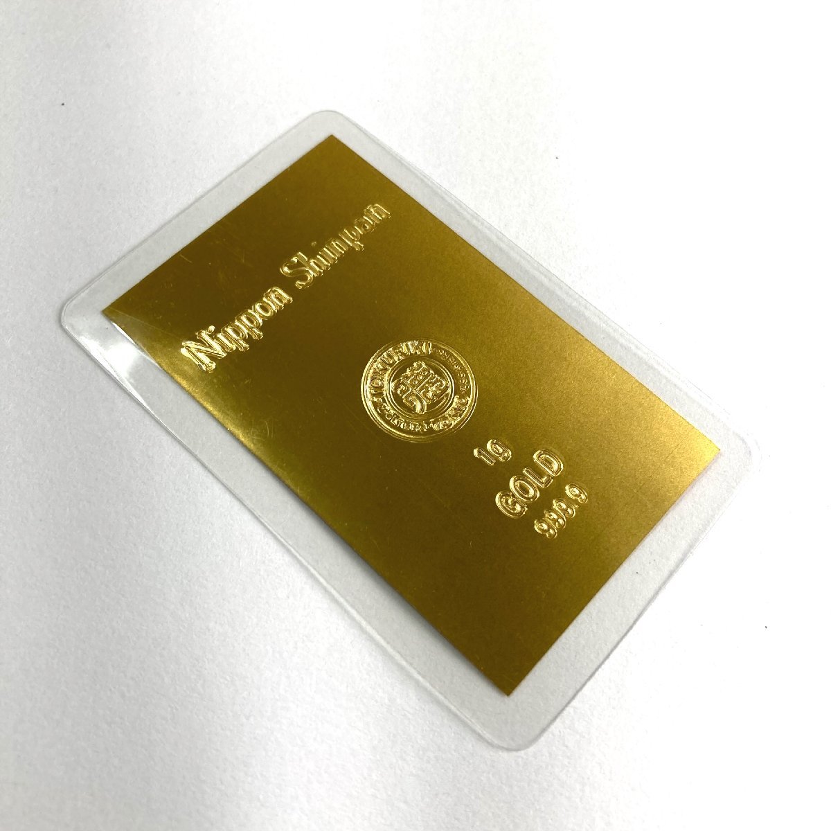 純金カード】日本信販1g24金/999.9 2枚-