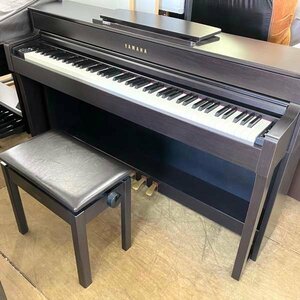 ｔ)引取り限定!! ヤマハ YAMAHA 電子ピアノ CLP-635 クラビノーバ Clavinova 鍵盤楽器 50/60Hz 中古 ※音出し確認済 電源コード/イス/他有