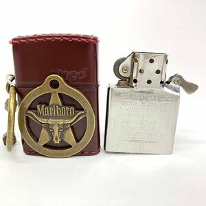 ｔ）ジッポー Zippo マルボロ Marlboro 喫煙グッズ ライター 刻印C 16 MADE IN U.S.A. 2016年3月製造 ※現状品 火花出ました。