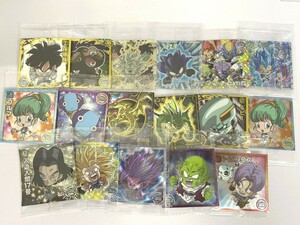 未開封品　ドラゴンボール　シール　まとめ売り　17枚　ベジータ　ギニュー特戦隊　ブロリー　ブルマ　ポルンガ　孫悟飯　EGR　など　3167