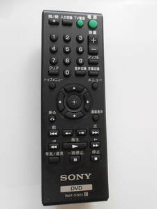 リモコン　SONY DVD　RMT-D197J　　中古品　　棚*3