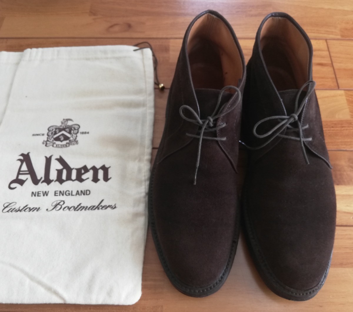 ALDEN オールデン 1387 ビームス別注 スエードチャッカ 7 1/2D-