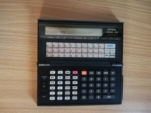 【ジャンク品】希少 CASIO カシオ スーパーカレッジ パーソナルコンピューター AX-3 ポケコン レトロ 電卓 