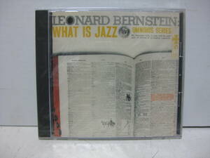 WHAT IS JAZZ　Leonard Bernsteinレ　レナード・バーンスタイン　未開封品