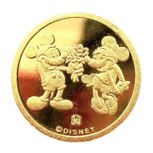 ディズニー金貨 24金 純金 1g コイン イエローゴールド コレクション Gold