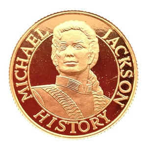 マイケルジャクソン 記念金貨 1997年 2.5g K24 純金 イエローゴールド コレクション Gold