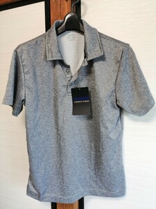  unused tag attaching FIND-OUT Work man men's Move active DRY polo-shirt with short sleeves M. gray speed ..